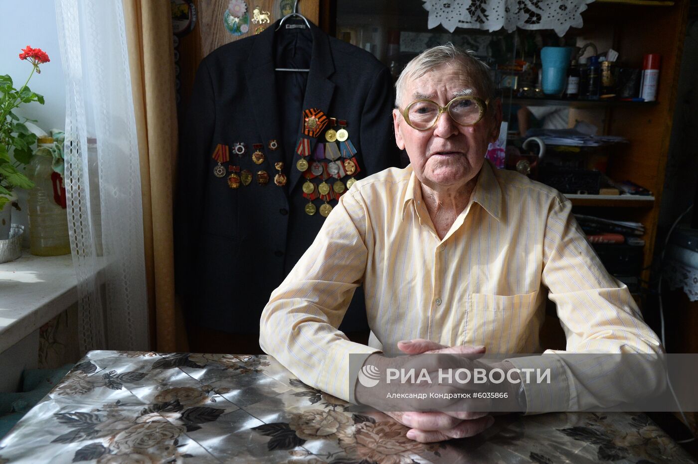 Ветеран Великой Отечественной войны Г. Глазырин