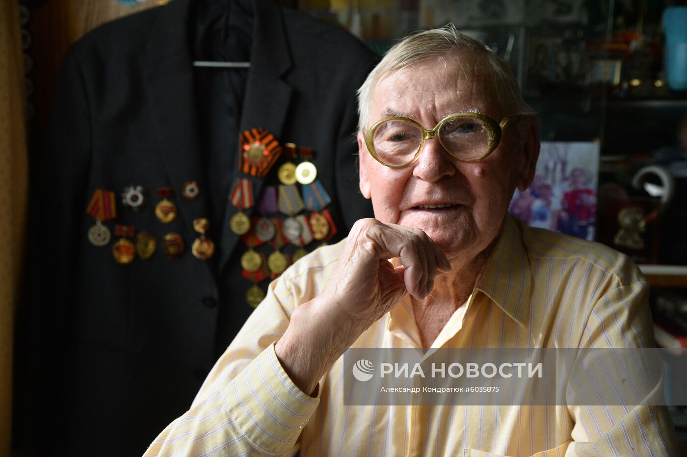 Ветеран Великой Отечественной войны Г. Глазырин