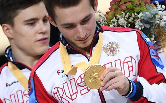 Спортивная гимнастика. Чемпионат мира. Мужчины. Командное многоборье