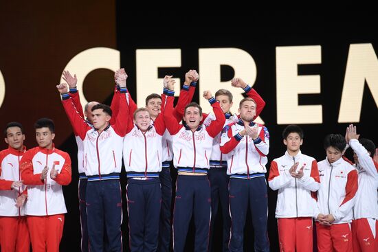 Спортивная гимнастика. Чемпионат мира. Мужчины. Командное многоборье