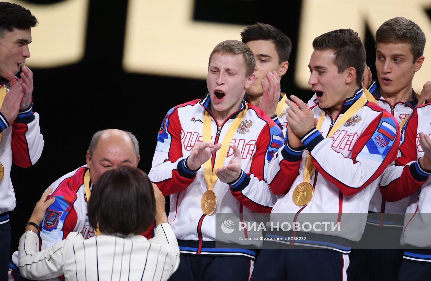 Спортивная гимнастика. Чемпионат мира. Мужчины. Командное многоборье