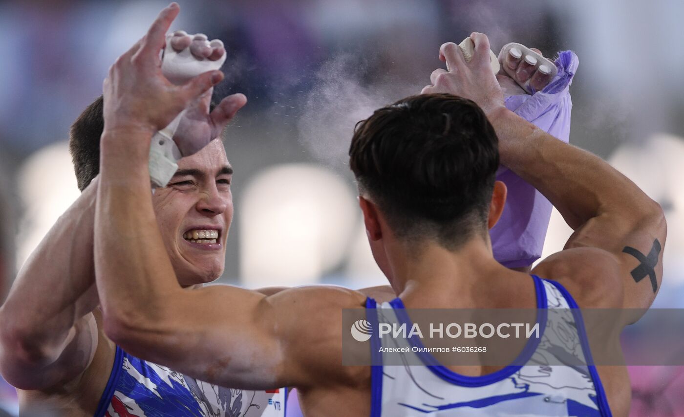 Спортивная гимнастика. Чемпионат мира. Мужчины. Командное многоборье