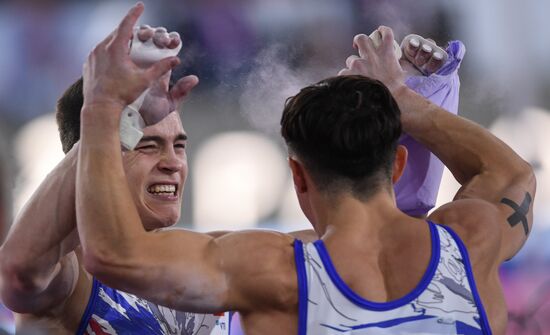 Спортивная гимнастика. Чемпионат мира. Мужчины. Командное многоборье