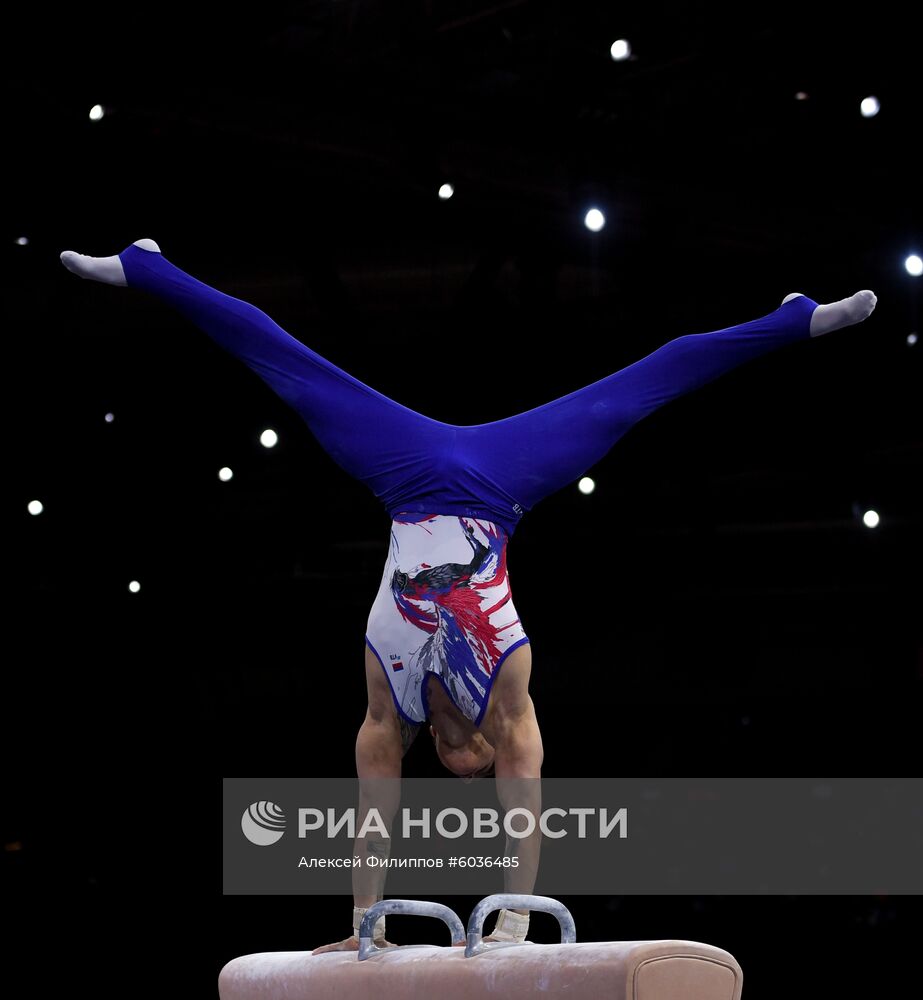 Спортивная гимнастика. Чемпионат мира. Мужчины. Командное многоборье