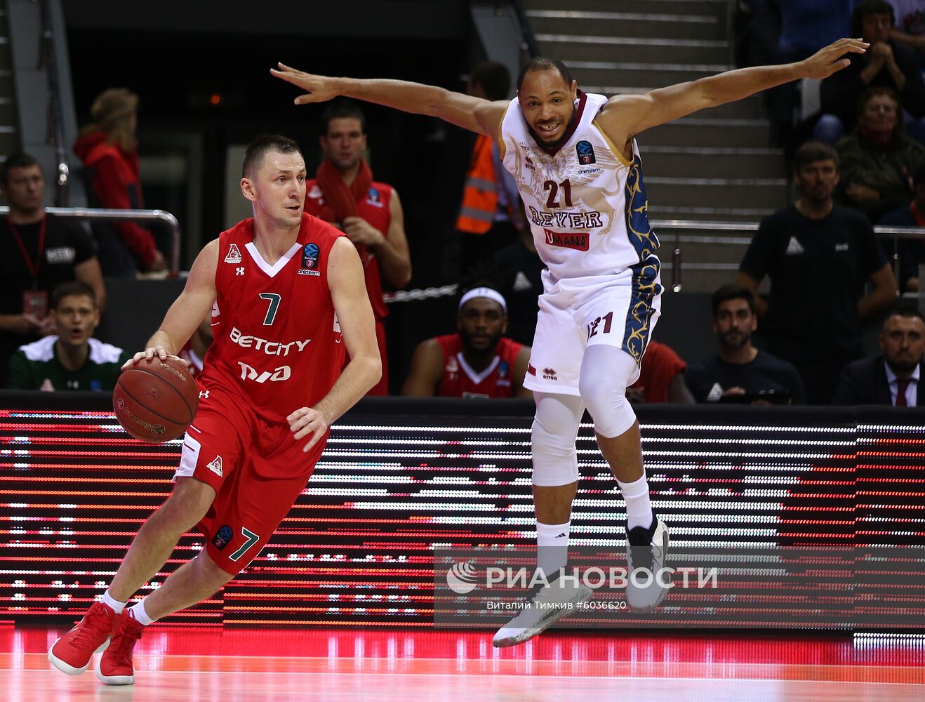 Баскетбол. Кубок Европы. Матч "Локомотив-Кубань" - "Умана Рейер"