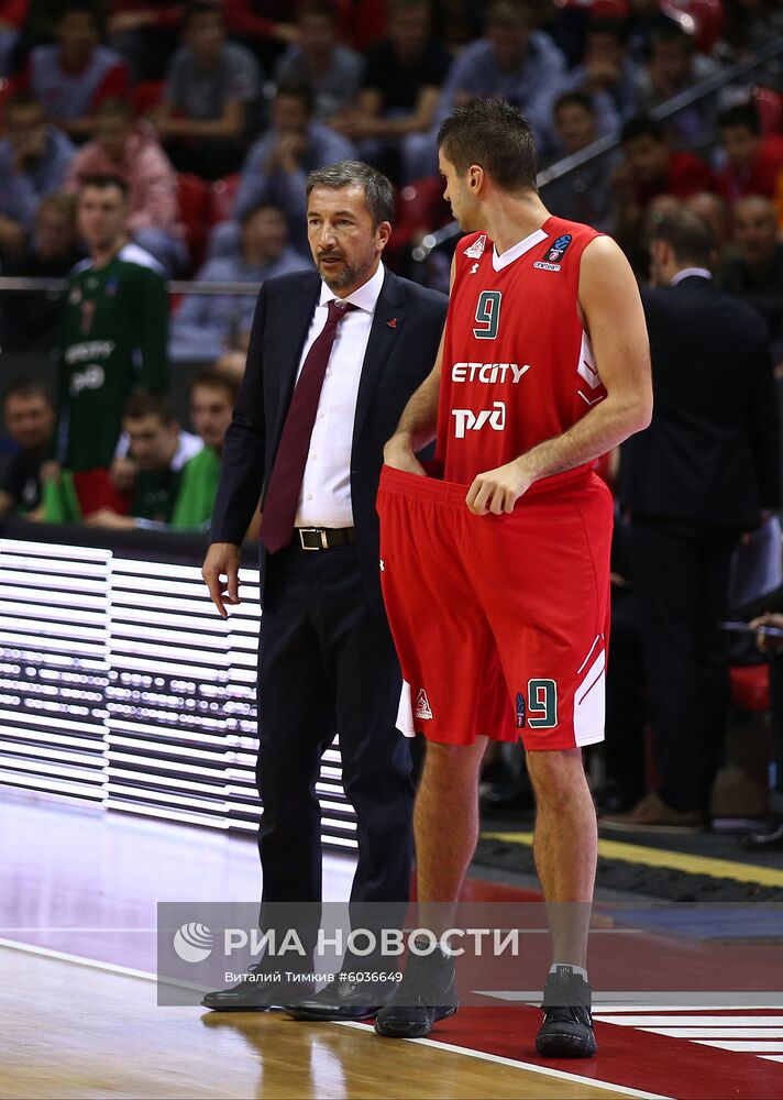 Баскетбол. Кубок Европы. Матч "Локомотив-Кубань" - "Умана Рейер"