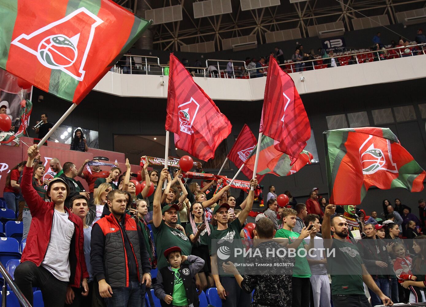 Баскетбол. Кубок Европы. Матч "Локомотив-Кубань" - "Умана Рейер"