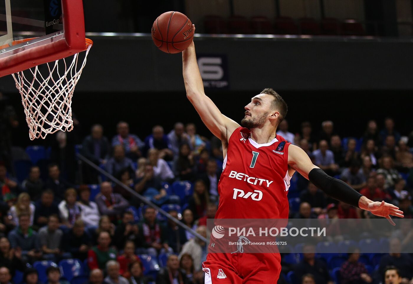 Баскетбол. Кубок Европы. Матч "Локомотив-Кубань" - "Умана Рейер"
