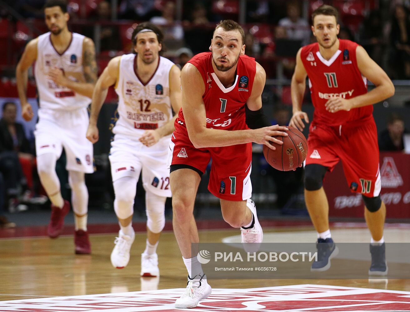 Баскетбол. Кубок Европы. Матч "Локомотив-Кубань" - "Умана Рейер"