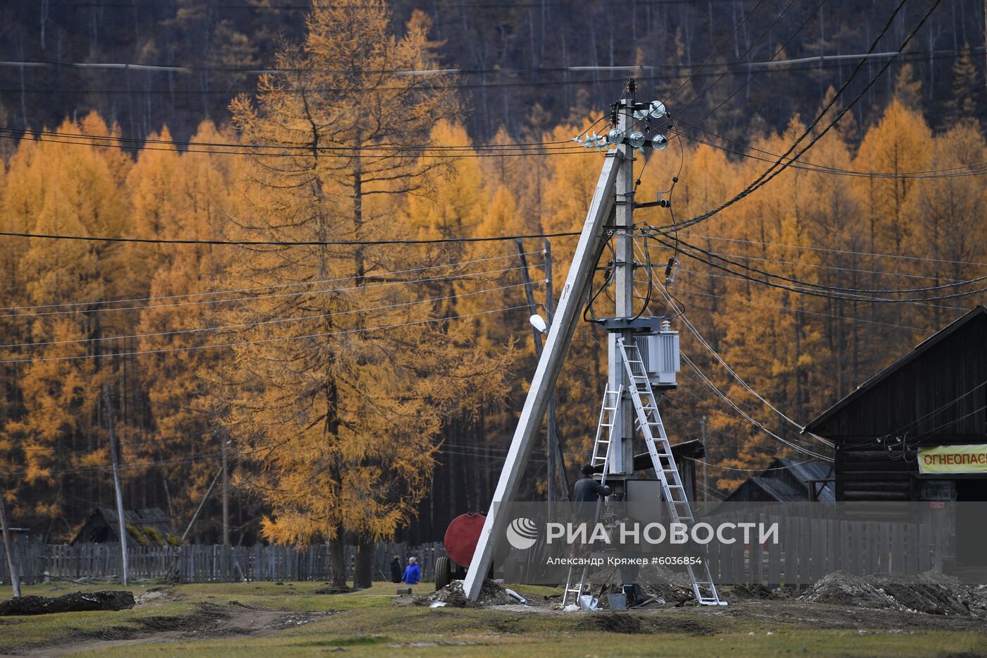 Село Алыгджер в  Иркутской области