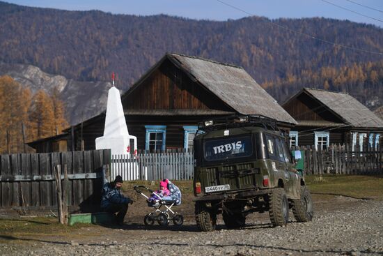 Село Алыгджер в  Иркутской области