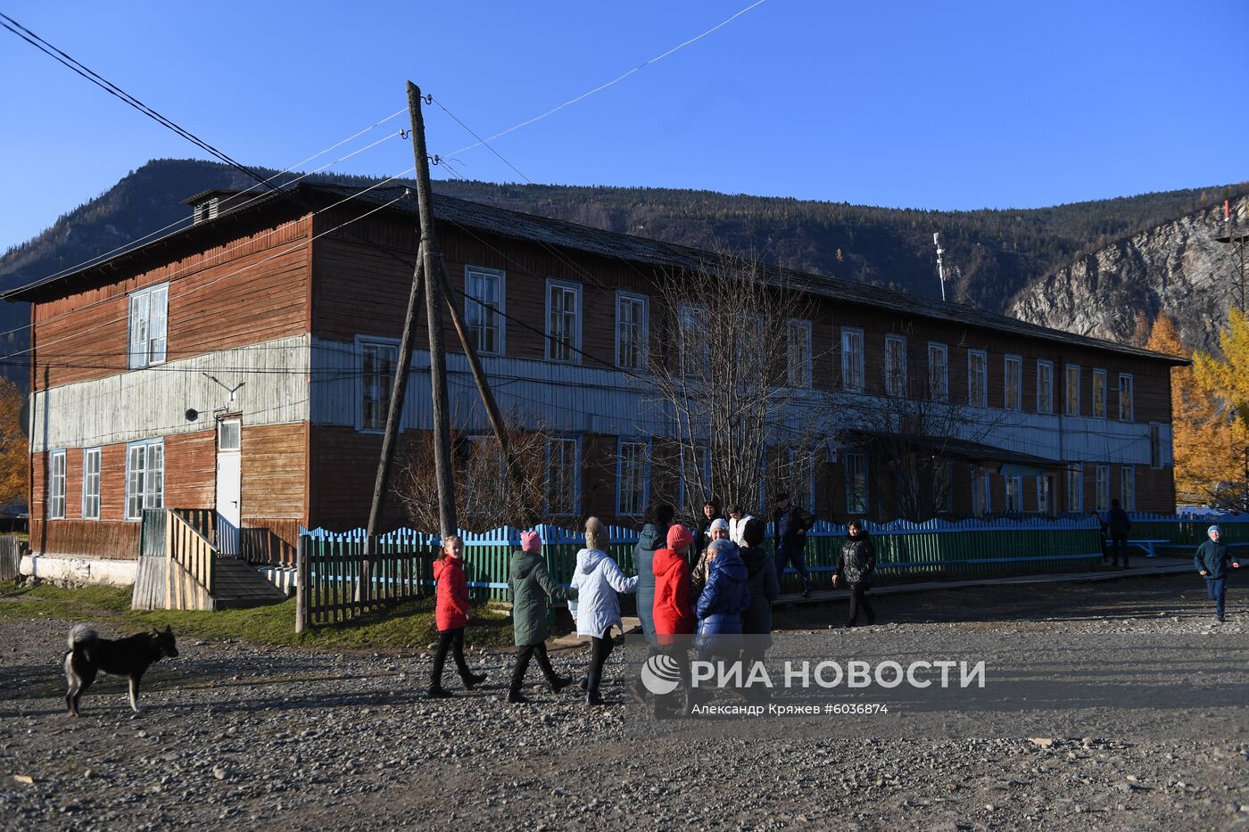 Село Алыгджер в  Иркутской области