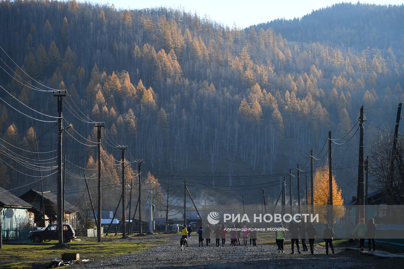 Село Алыгджер в  Иркутской области