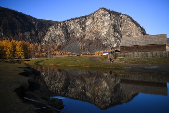 Село Алыгджер в  Иркутской области