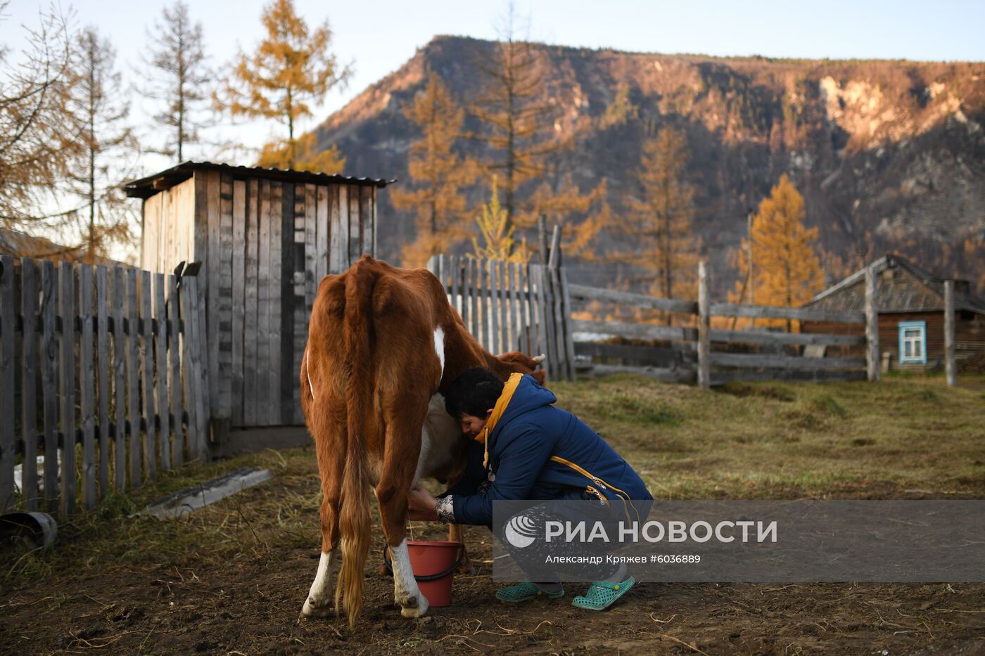 Село Алыгджер в  Иркутской области