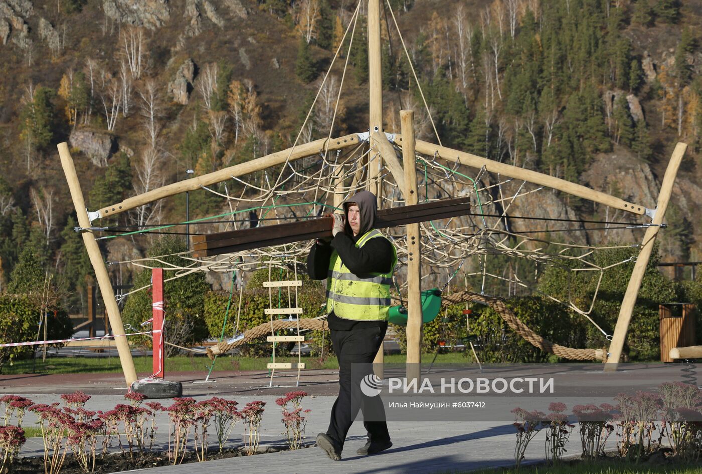 Благоустройство набережной в Дивногорске