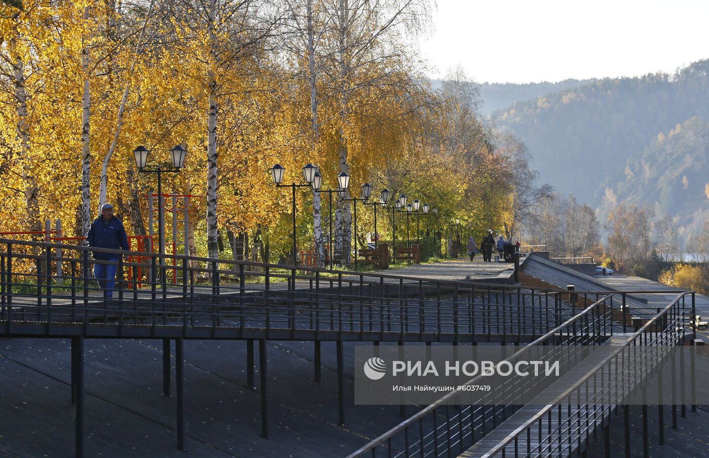 Благоустройство набережной в Дивногорске