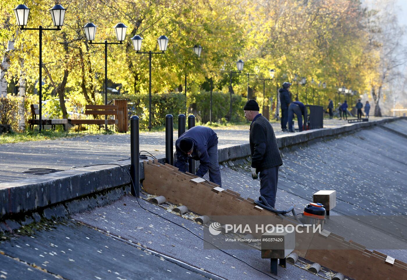 Благоустройство набережной в Дивногорске