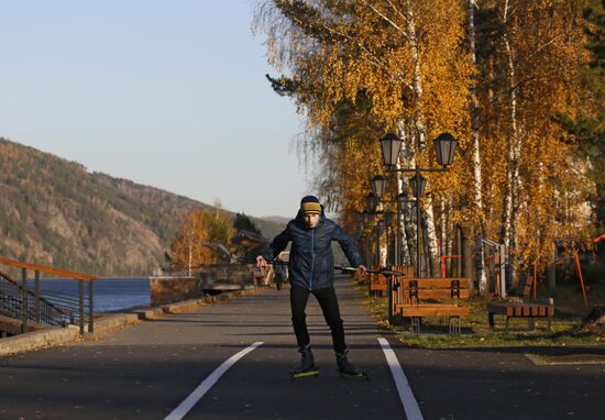 Благоустройство набережной в Дивногорске