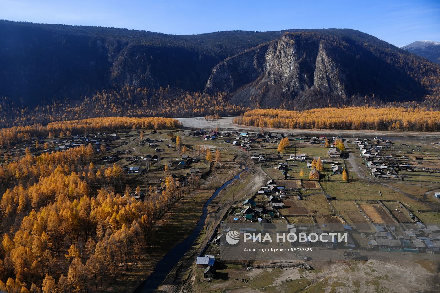 Село Алыгджер в  Иркутской области