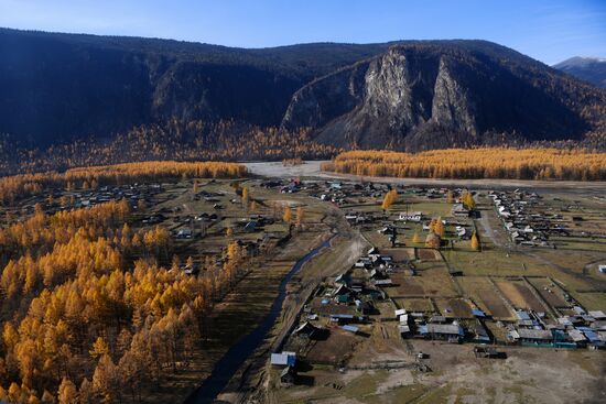 Село Алыгджер в  Иркутской области