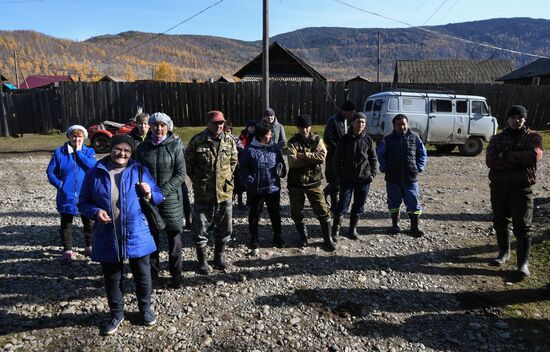 Село Алыгджер в  Иркутской области