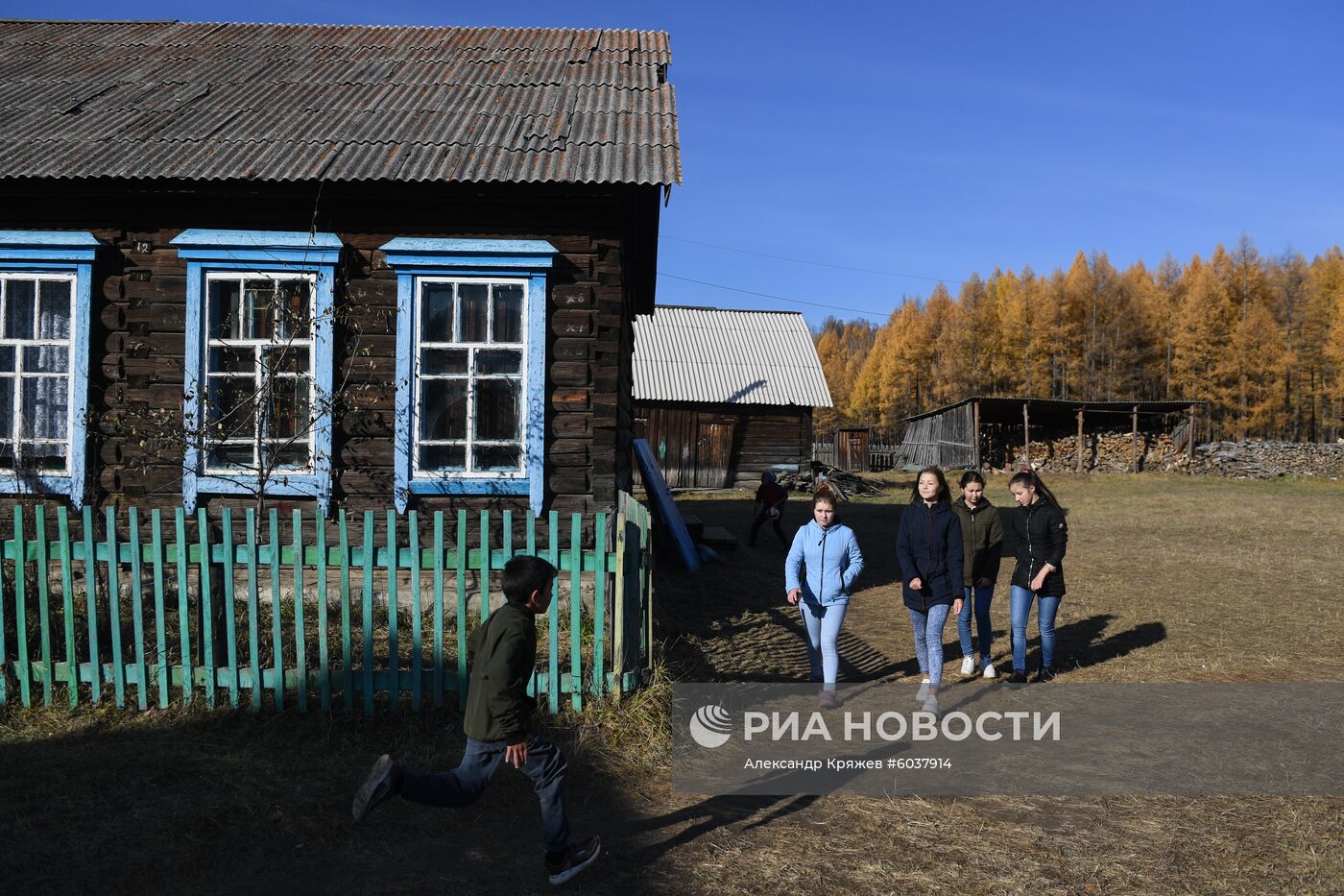 Село Алыгджер в  Иркутской области