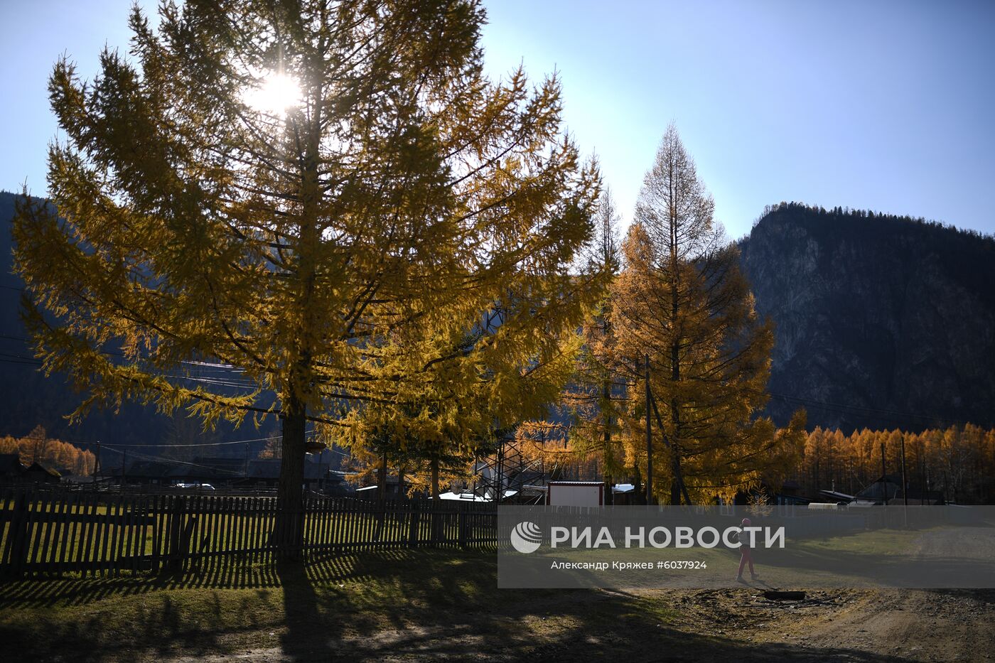 Село Алыгджер в  Иркутской области