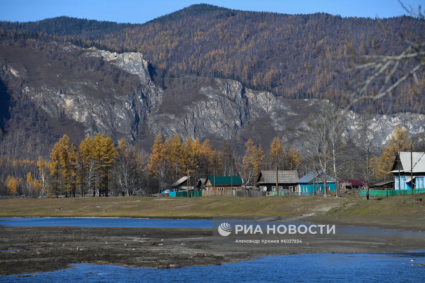 Село Алыгджер в  Иркутской области