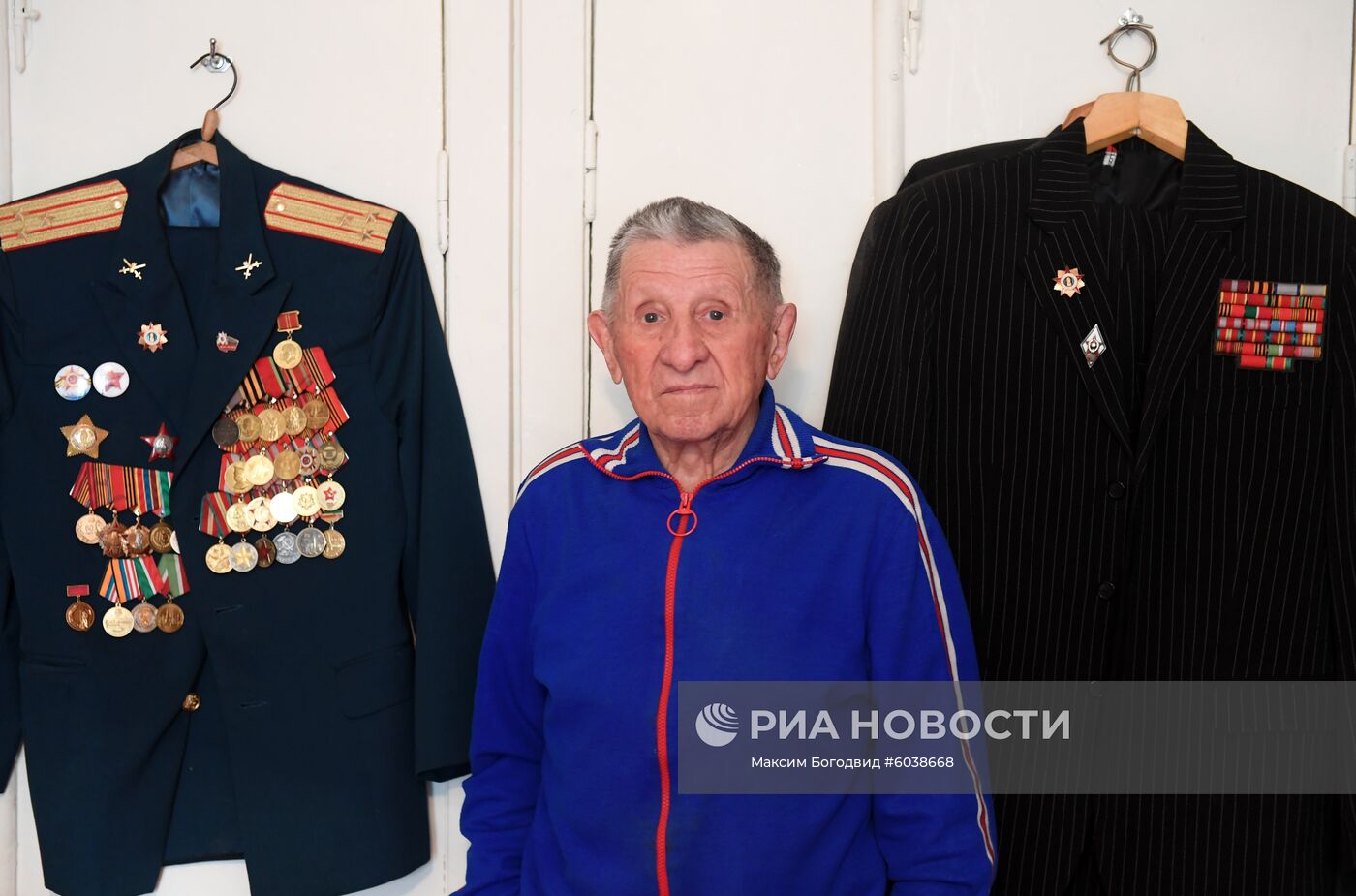 Ветеран Великой Отечественной войны А.И. Саломыков