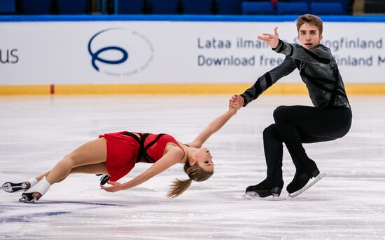 Фигурное катание. Finlandia trophy. Пары. Короткая программа