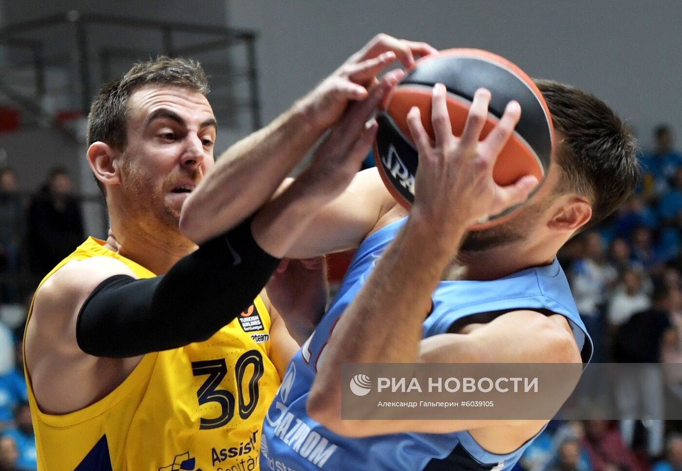 Баскектбол. Евролига. Матч "Зенит" - "Барселона"