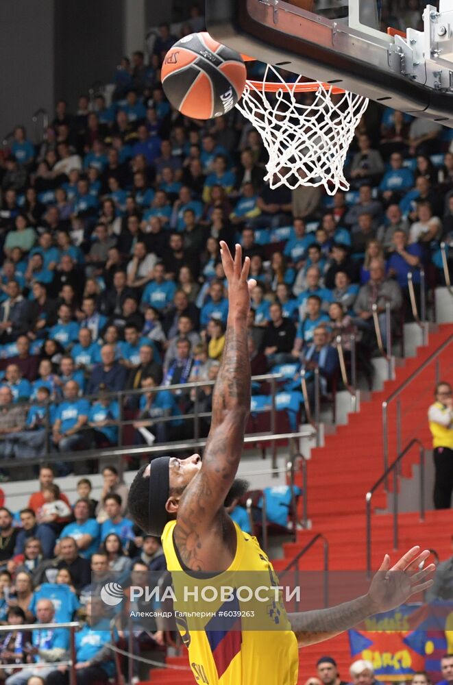 Баскектбол. Евролига. Матч "Зенит" - "Барселона"