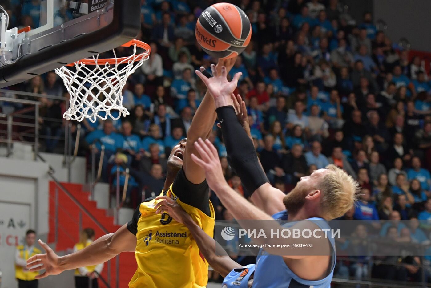 Баскектбол. Евролига. Матч "Зенит" - "Барселона"