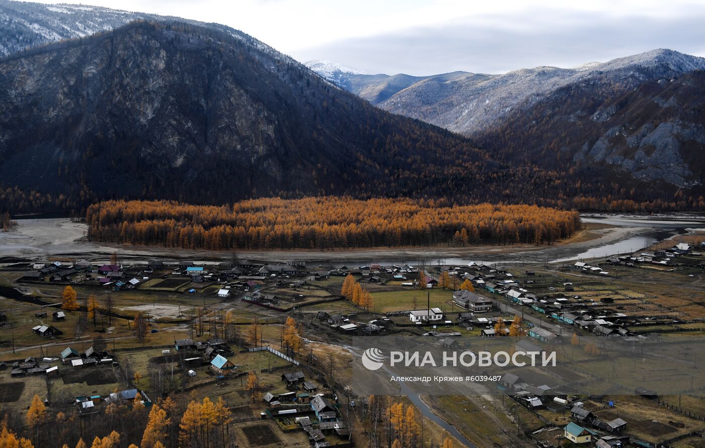 Село Алыгджер в Иркутской области
