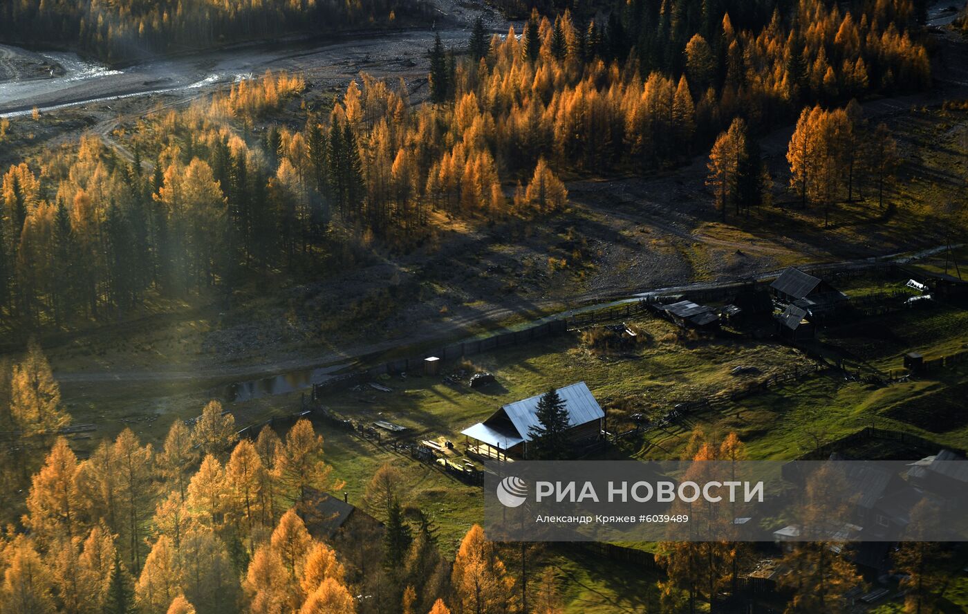 Село Алыгджер в Иркутской области