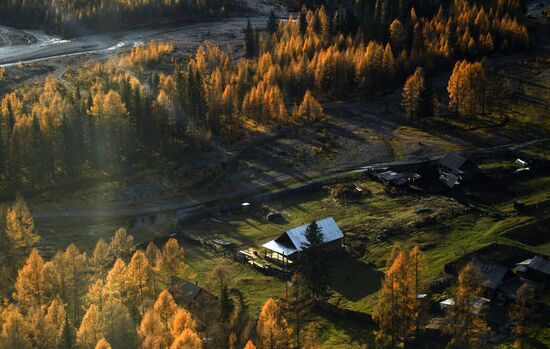 Село Алыгджер в Иркутской области