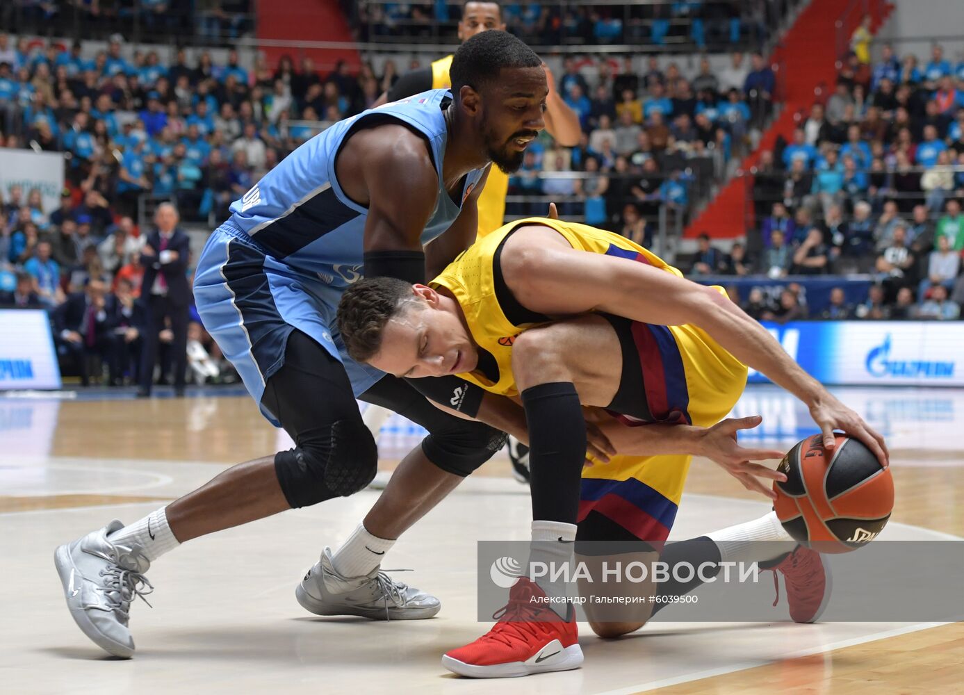 Баскектбол. Евролига. Матч "Зенит" - "Барселона"