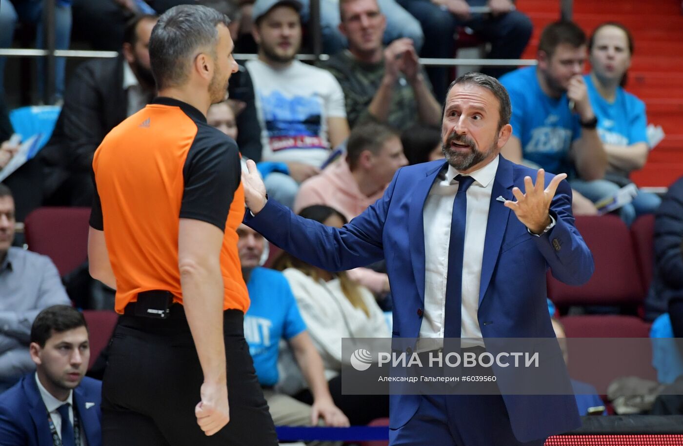 Баскектбол. Евролига. Матч "Зенит" - "Барселона"