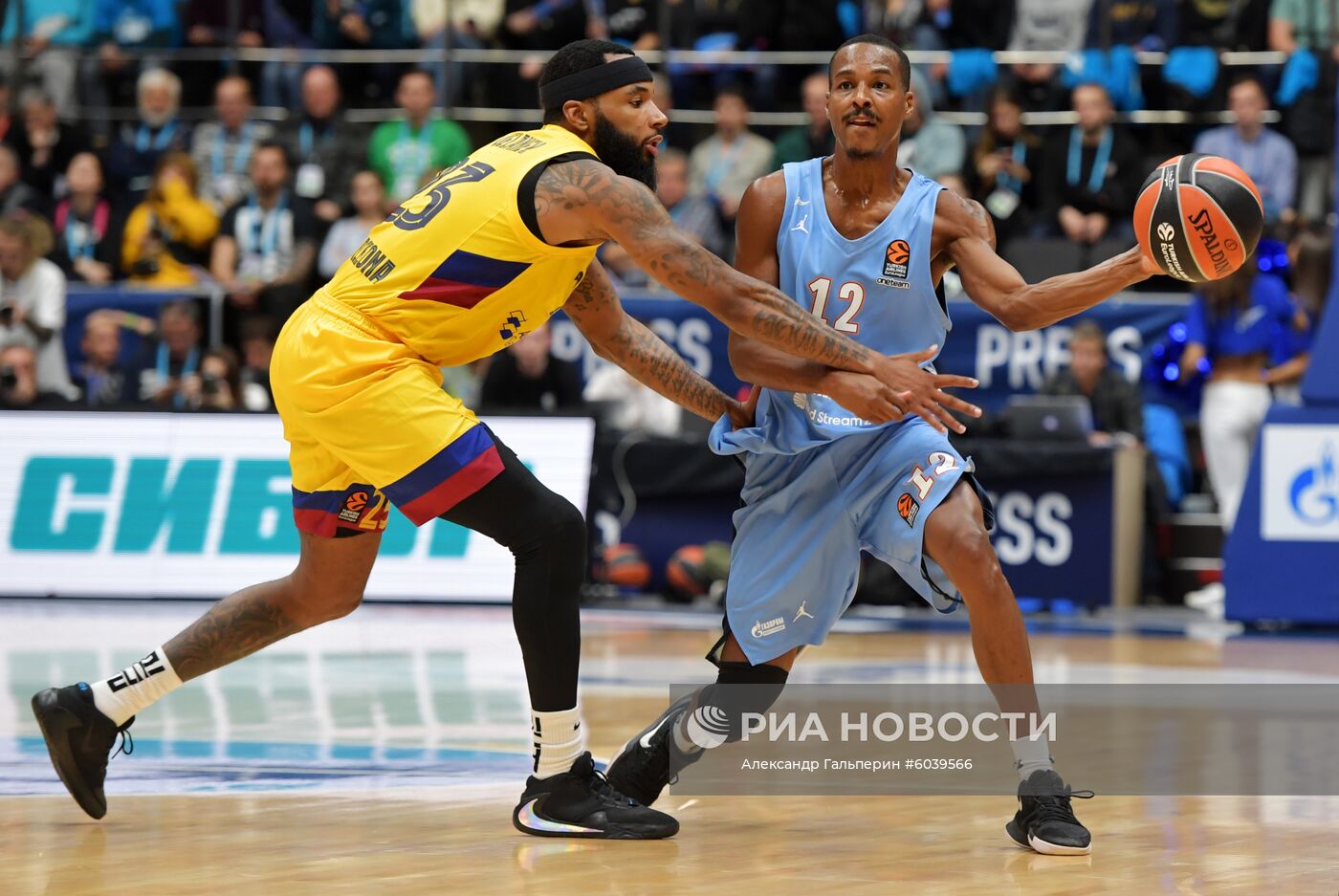 Баскектбол. Евролига. Матч "Зенит" - "Барселона"