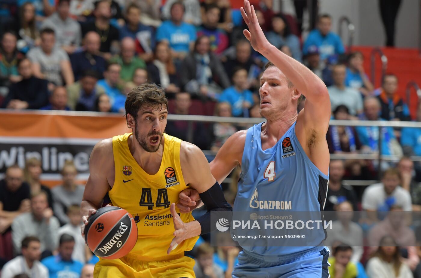 Баскектбол. Евролига. Матч "Зенит" - "Барселона"