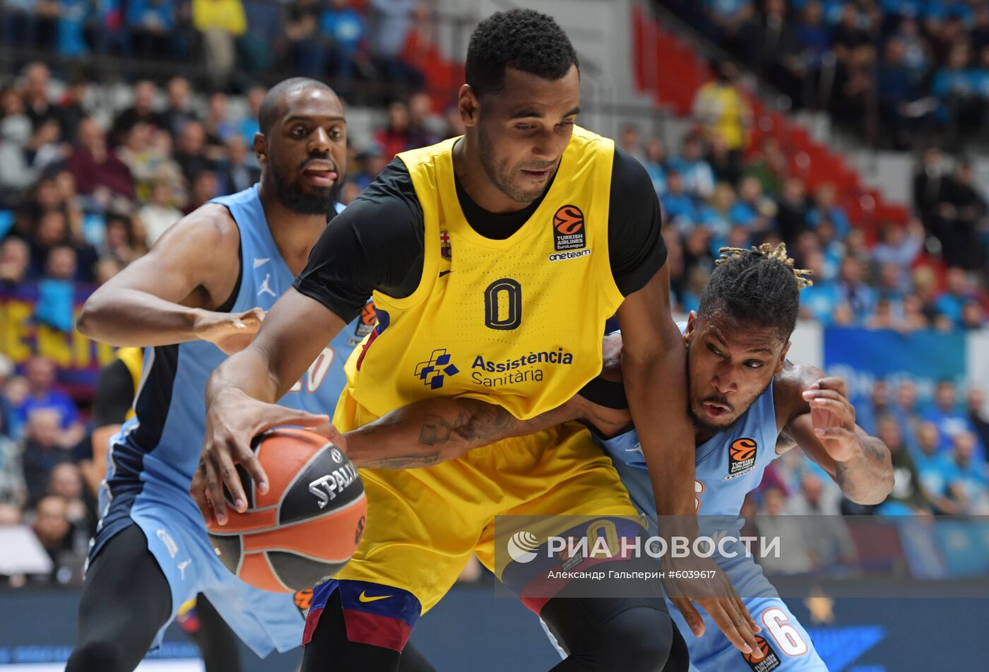 Баскектбол. Евролига. Матч "Зенит" - "Барселона"