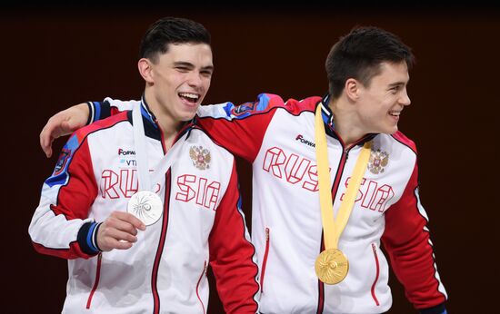 Спортивная гимнастика. Чемпионат мира. Отдельные снаряды. Второй день