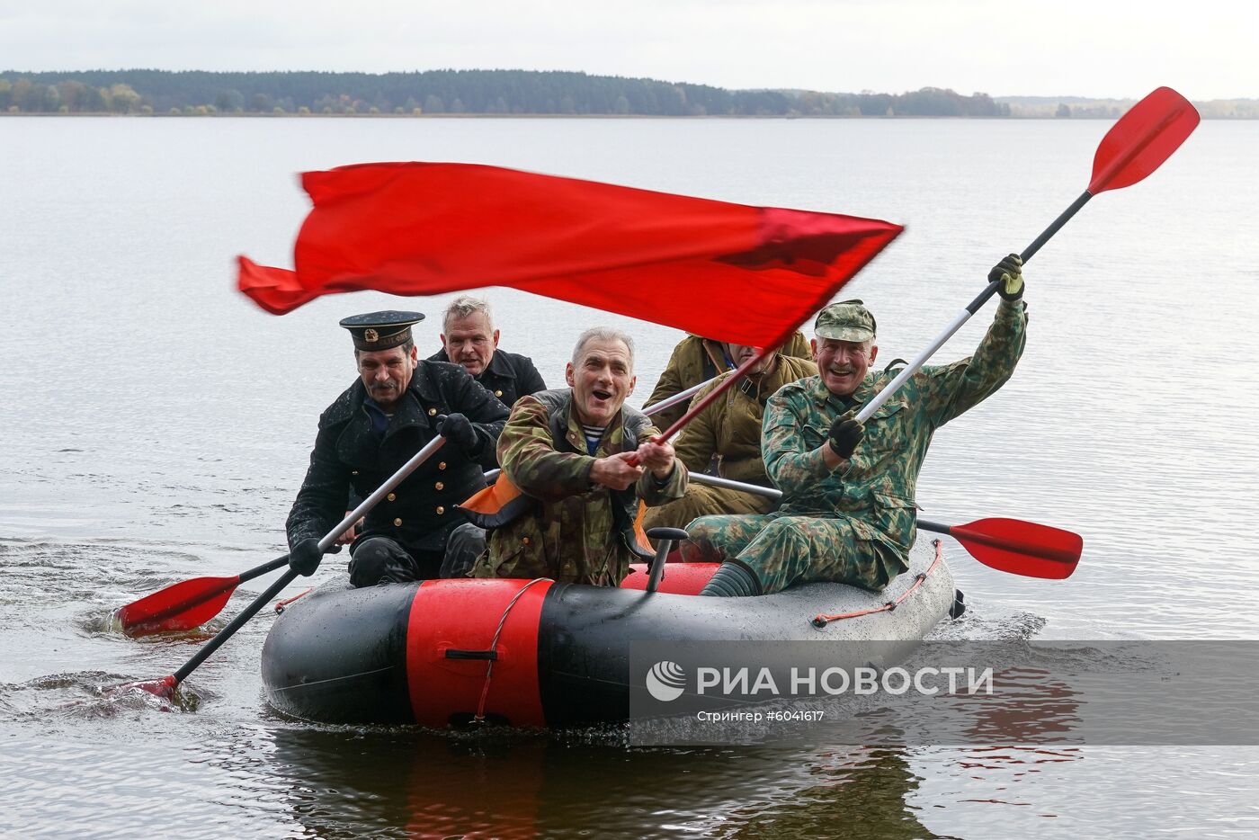 Реконструкция форсирования Киш-озера в ходе освобождения Риги от немецко-фашистских захватчиков