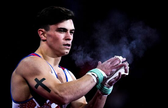 Спортивная гимнастика. Чемпионат мира. Отдельные снаряды. Второй день