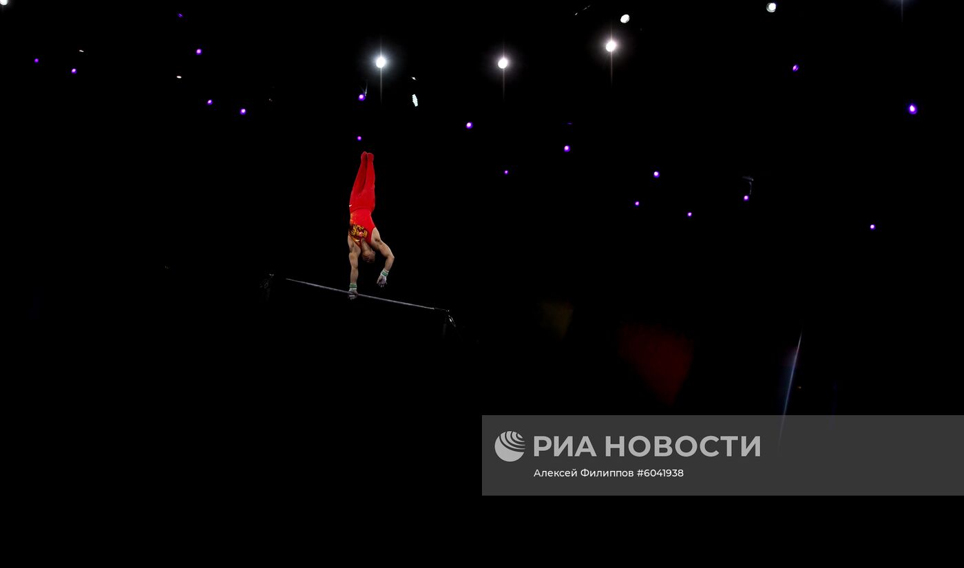Спортивная гимнастика. Чемпионат мира. Отдельные снаряды. Второй день