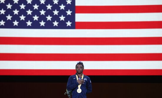 Спортивная гимнастика. Чемпионат мира. Отдельные снаряды. Второй день