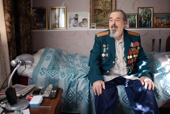 Ветеран Великой Отечественной войны М. А. Кузнецов