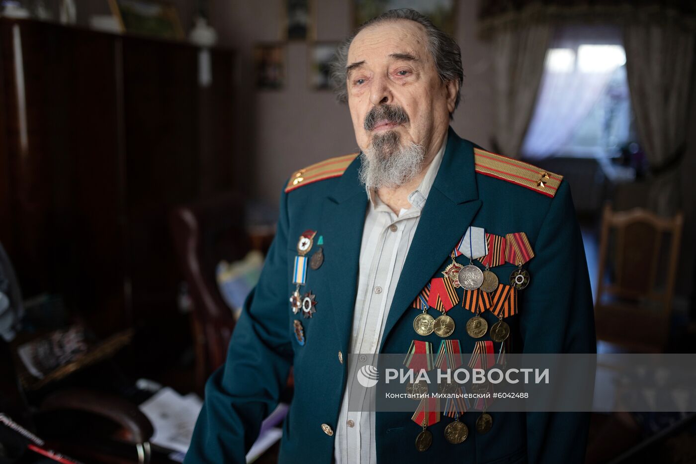 Ветеран Великой Отечественной войны М. А. Кузнецов