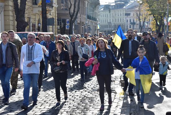 Марш националистов на Украине